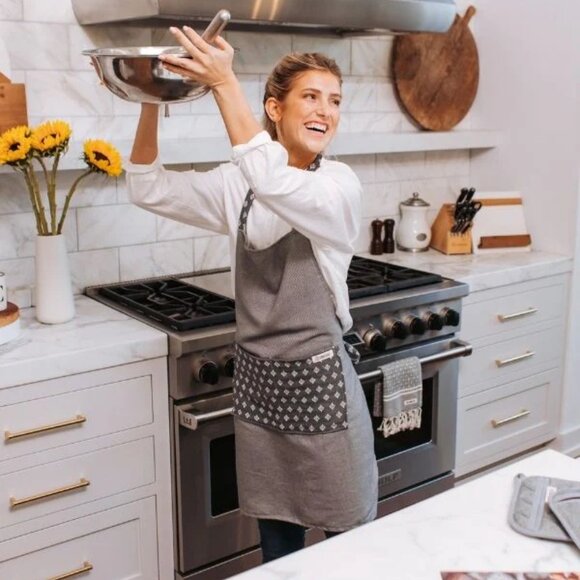 Sandcloud Cyperus Apron Gray Organic Cotton Turkey - Picture 1 of 6